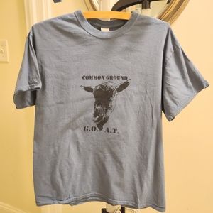 Handmade, Original Screen Print G.O.A.T. Common Ground T-shirt - Limited Print